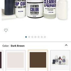 Leather Color Restorer Complete Repair Kit- Refinish