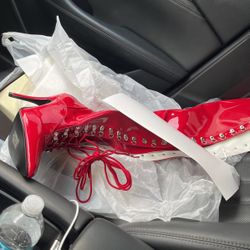 Latex Boots Halloween 