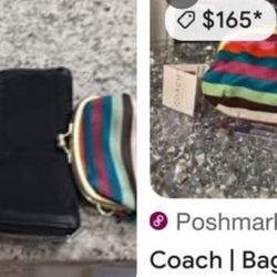 Nice hand bags- wallet & 1 change wallet vintage 3-pieces $50 for all