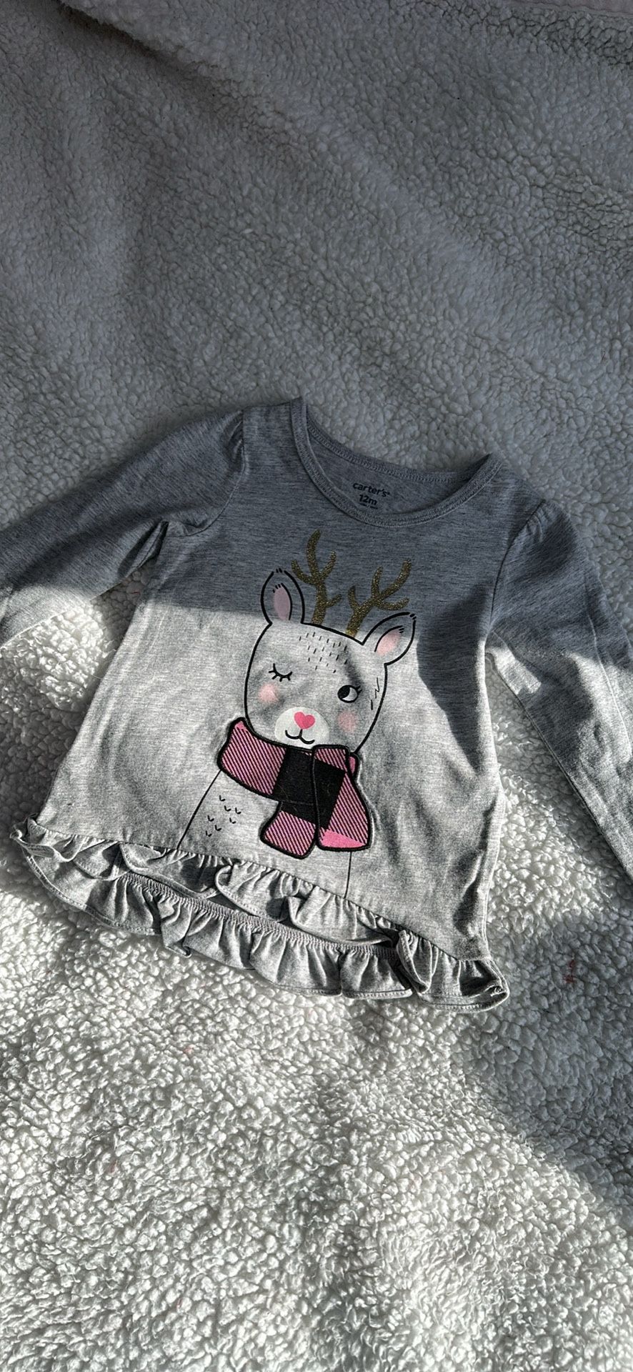 Grey Reindeer Shirt