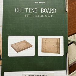 Bamboo Cutting Boards With Built In Scales 