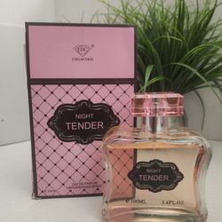 Night Tender Perfume For Women 3.4 fl. oz. Eau de Parfum By EBC Collection Spray Fragrance Open Box.