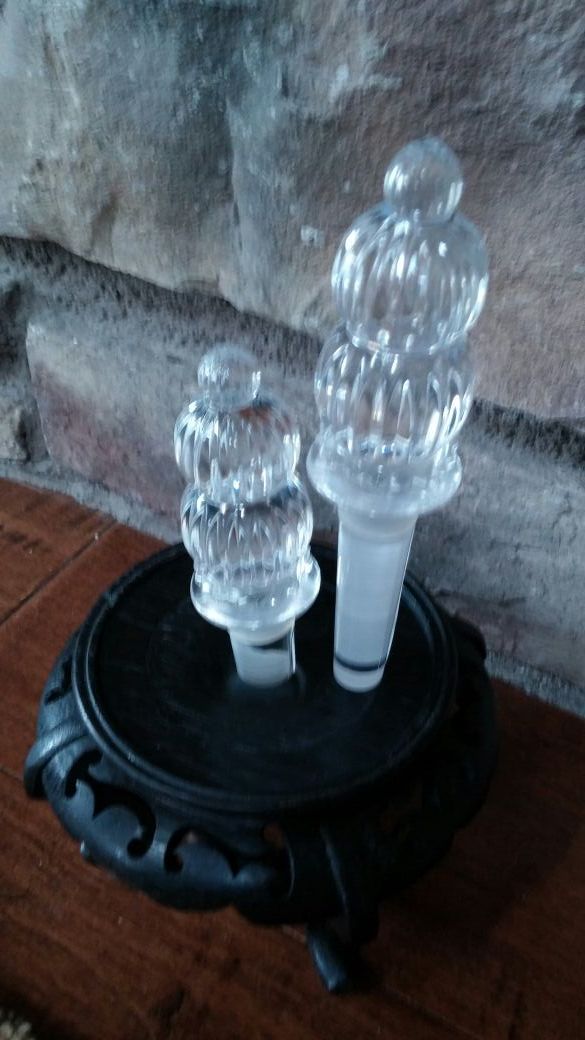 Mikasa Lead Crystal Wine Stoppers