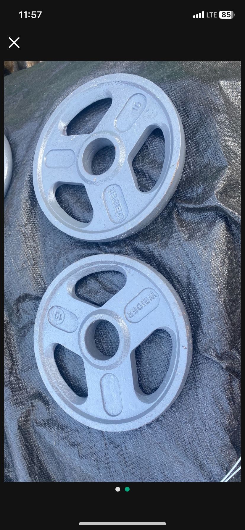 Set Of Two 10 Pounds