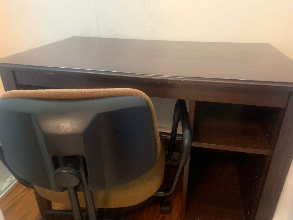 Brown Ikea Desk