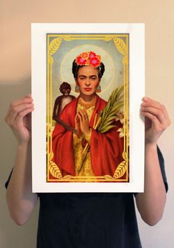 Saint Frida Kahlo Art Print