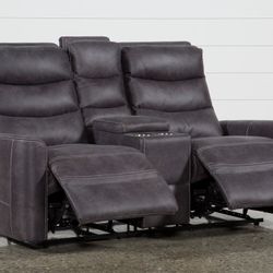 Loveseat Recliner with USB Ports