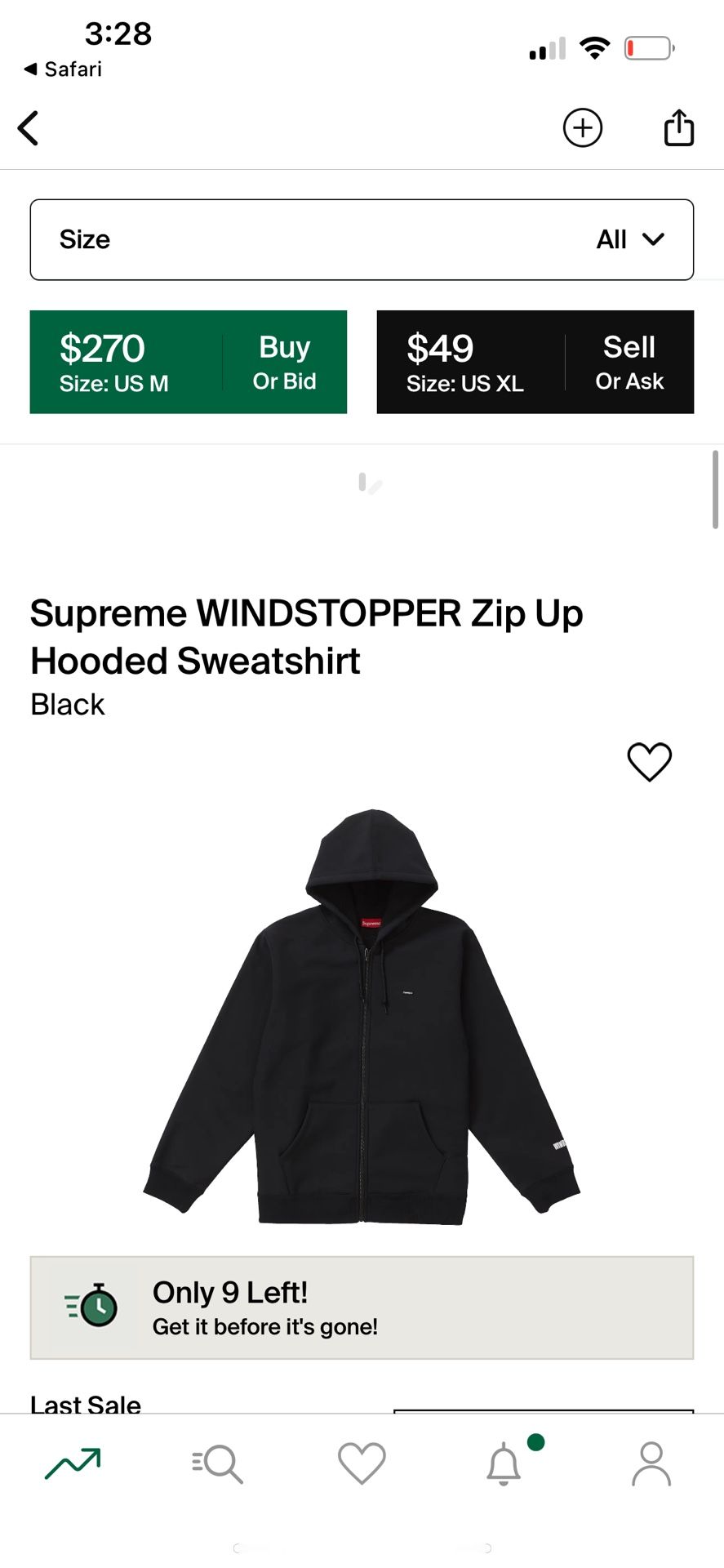 Supreme Wind stopper