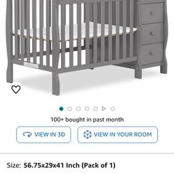 Dream On Me 4-1 Crib With Changing Table