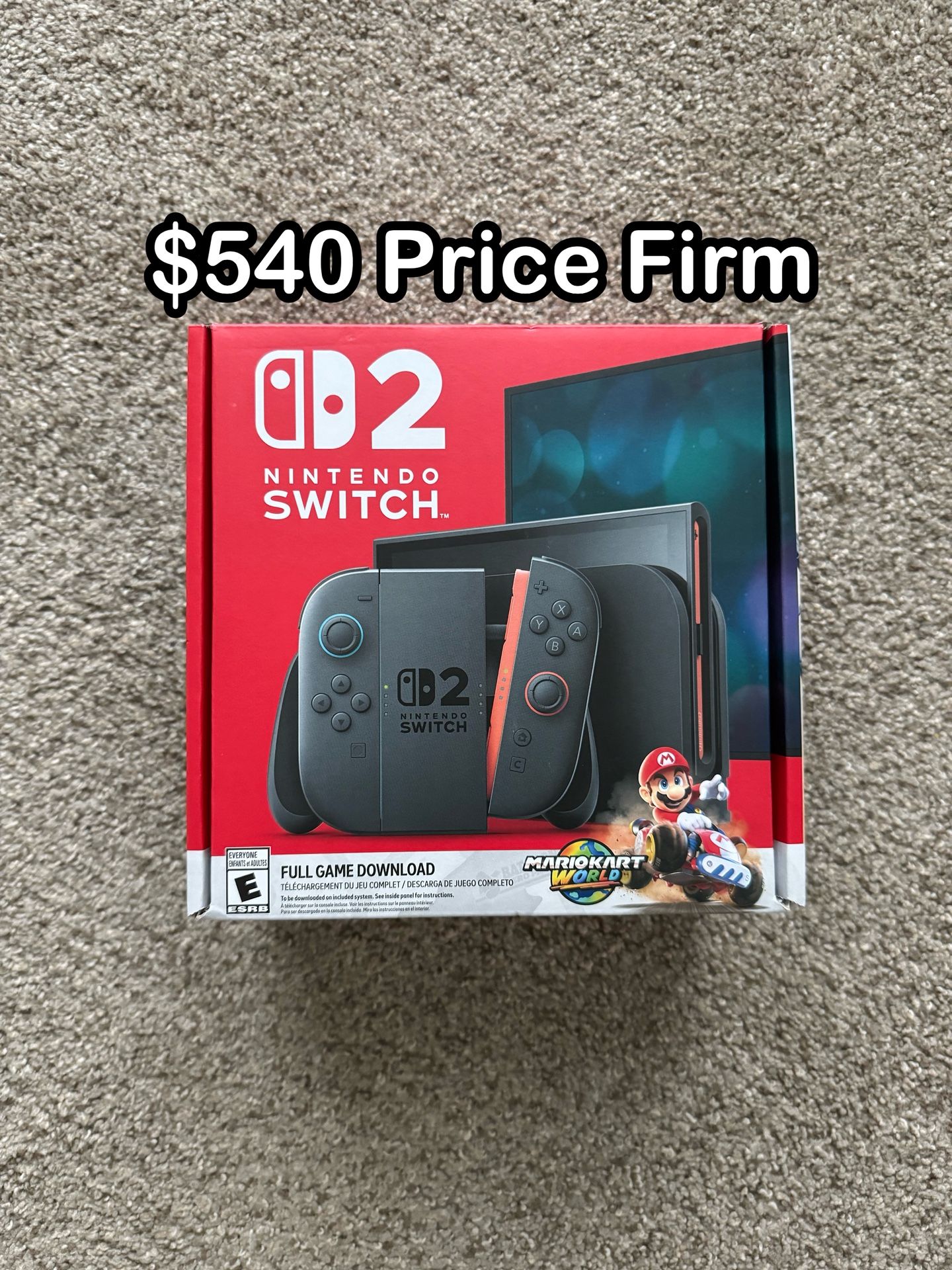 Brand New Nintendo Switch 2 Mario Kart Bundle