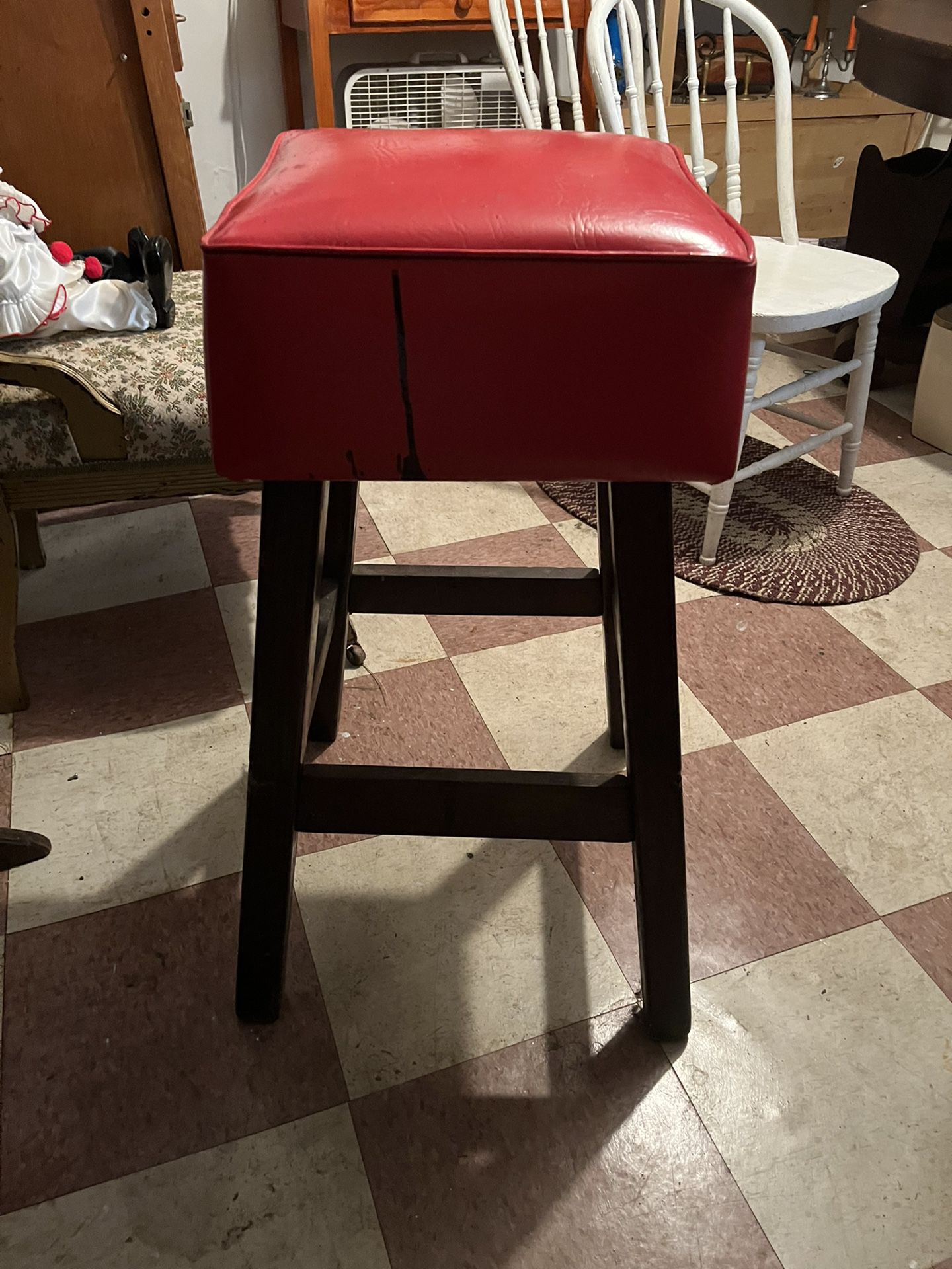 Two Leather Bar Stools Price Is For Each