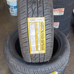 215/55/17(4)SET GROUNSPEED NEW