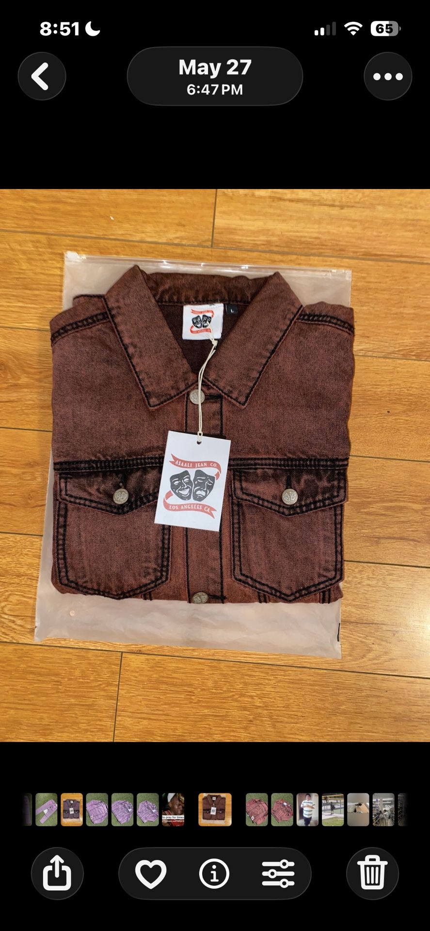 Asaali Denim Wash Jacket