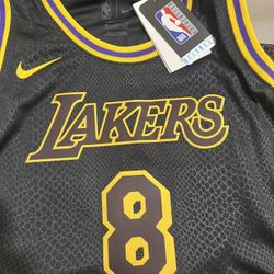 Los Angeles Lakers Kobe Bryant Black Mamba Jersey Kids XL