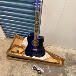 Electric acoustic guitar full size