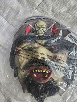 Zombie Pirate Halloween Costume Mask