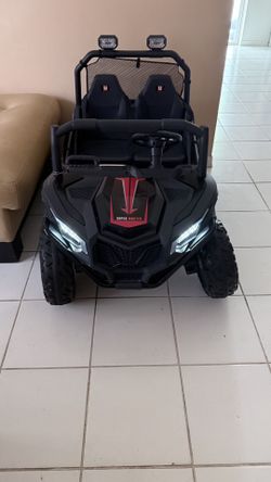 24V 2-Seater Ride On Car Truck w/4x200W, 20" Spacious Seat, 4WD/2WD Switchable, 5 Mph Max Speed, Rainbow Lights, Remote Control, Soft Start, Storage,