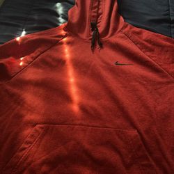 nike red hoodie