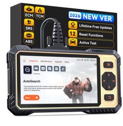 THINKCAR Scanner THINKSCAN 662 OBD2 Scanner Diagnostic Tool, Engine/ABS/SRS/Transmission Bidirectional Scan Tool, Scanner for Car with Active Test,12+