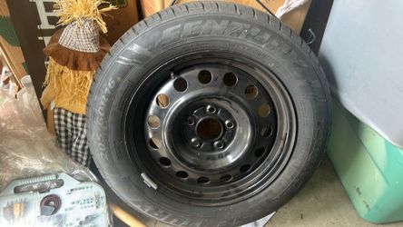 Spare tire and rim