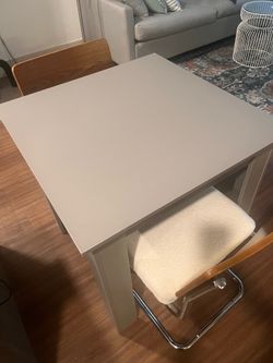Gray Dining Table