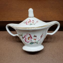 House of Webster Ceramic Briar Rose Sugar Bowl