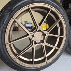 FERRADA FR8 MATTE BRONZE 20x10 (+25) 5x114.3  ( 5 LUG
