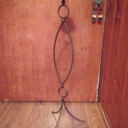 Metal Ball Candle Holder ( Includes The Candle)