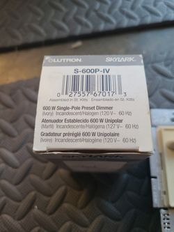 Single Pole Switch Dimmer 