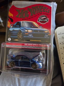 Hot Wheels Red Line Club 1998 Subaru Impreza 22B-STI
