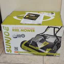 Sunjoe Cordless Push Reel Mower