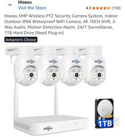 New hiseeu security cameras