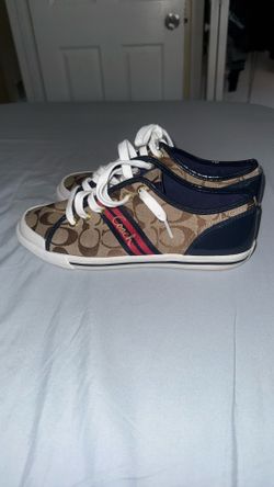 Coach Folly Signature Canvas Sneakers Women Size 7