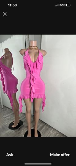 Pink Fashion Nova Dress