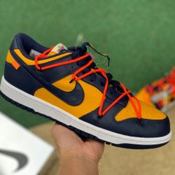 Off-White x Dunk Low 'University Gold'