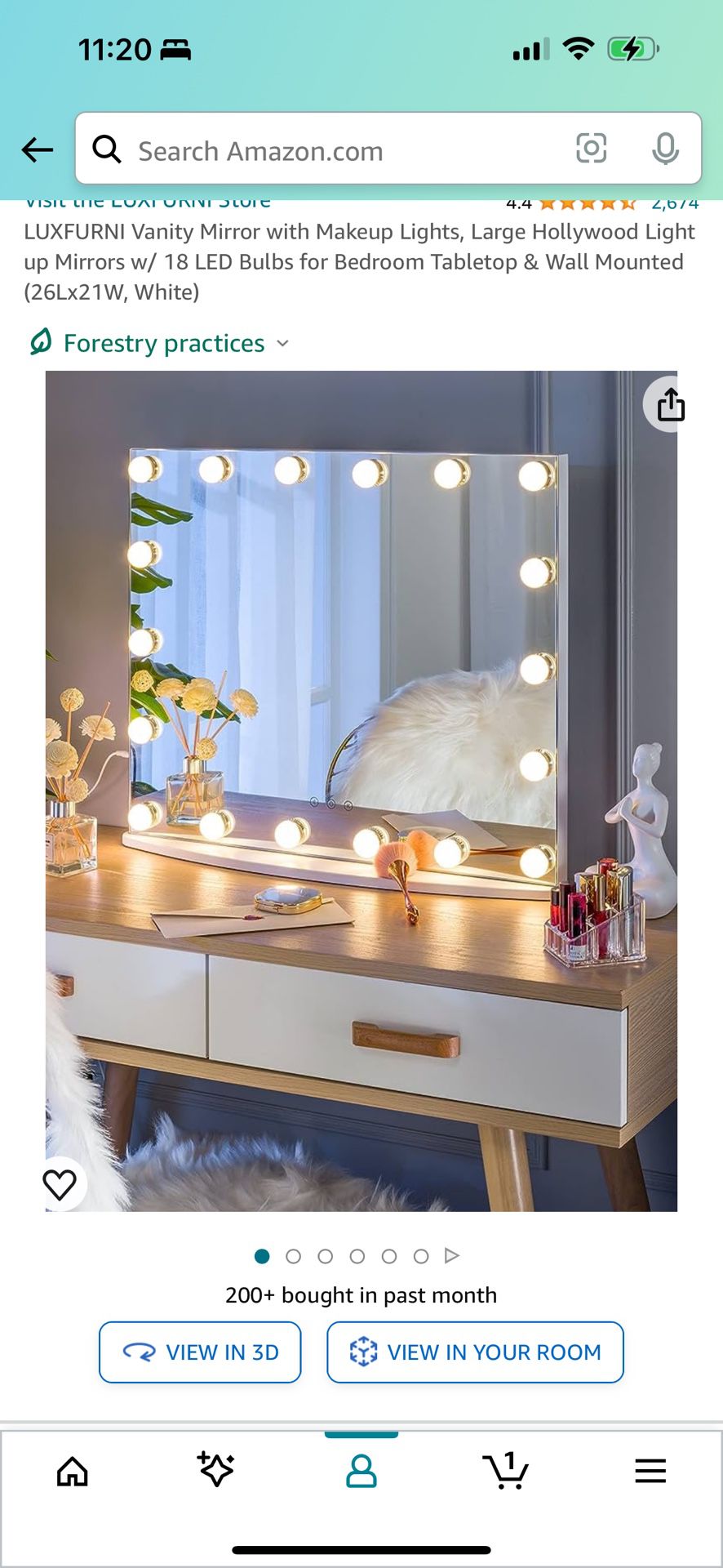 Light Up Makeup Vanity Mirror 
