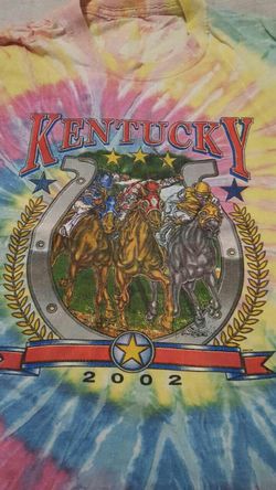 Kentucky Derby tye dye
