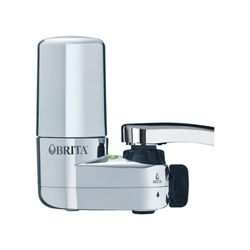 Brita Faucet Mount Water Filter System, Chrome, No-Wait Filtration, Easy Install, Multi-Use Tap Water Filter for Kitchens, Bathrooms & Small Spaces
