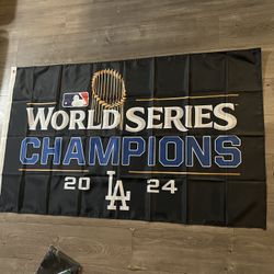 Dodgers World Series Flag
