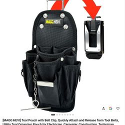 MAGG HEVI Tool Pouch w/ Belt Clip - New