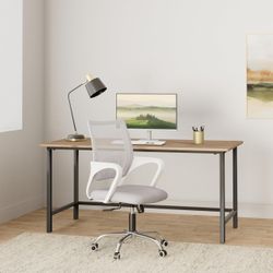 Computer Desk with Bookshelf