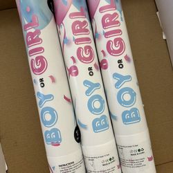 Pink Gender Reveal Pops