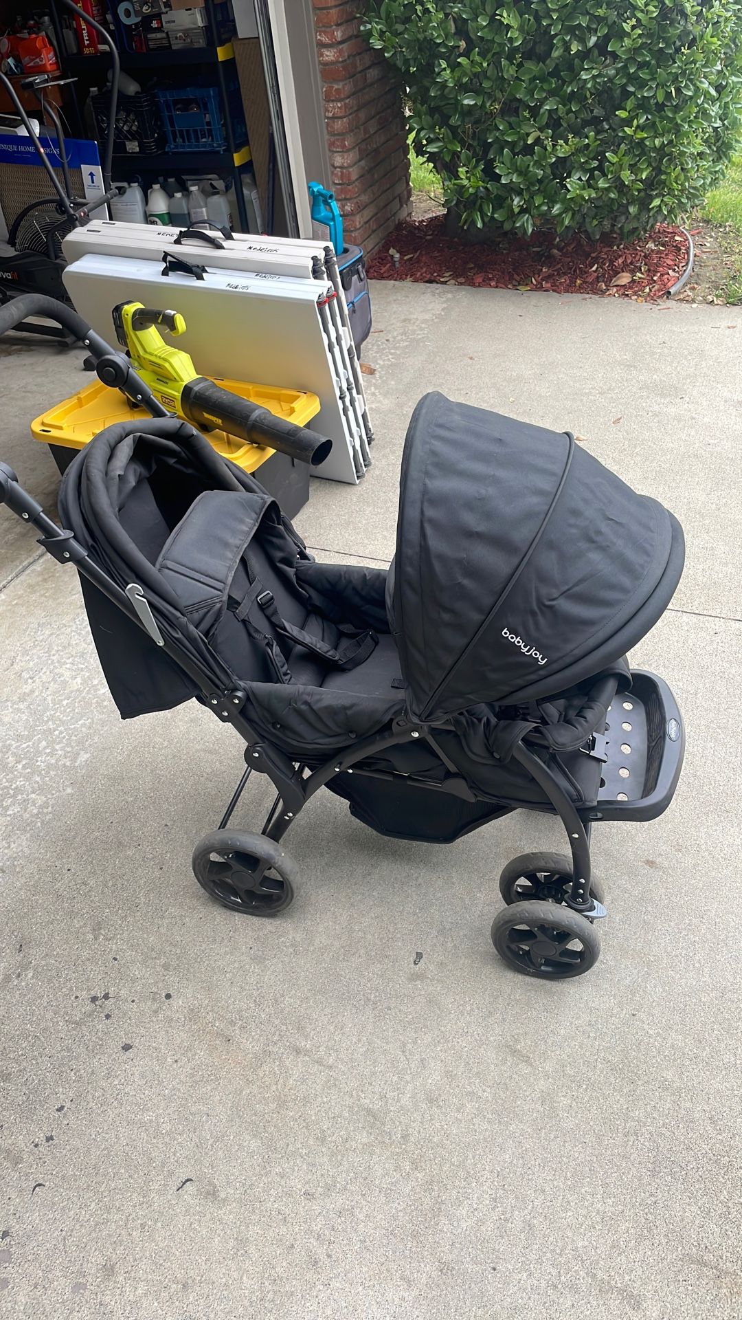 Baby Joy Double Stroller