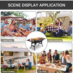 BBQ Grill Charcoal Small Grill for Travel, Camping