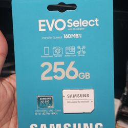 SAMSUNG EVO Select Micro SD Memory Card + Adapter 256GB MicroSDXC 160MB/s  BRAND NEW!