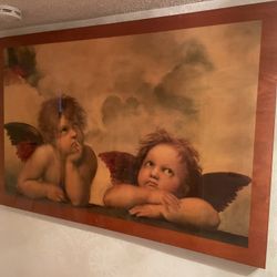 Large Wall Angel Art Work