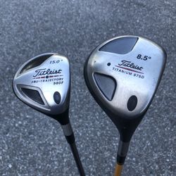 Titleist 975D 8.5* Driver & Titleist 980F 3 Fairway Wood