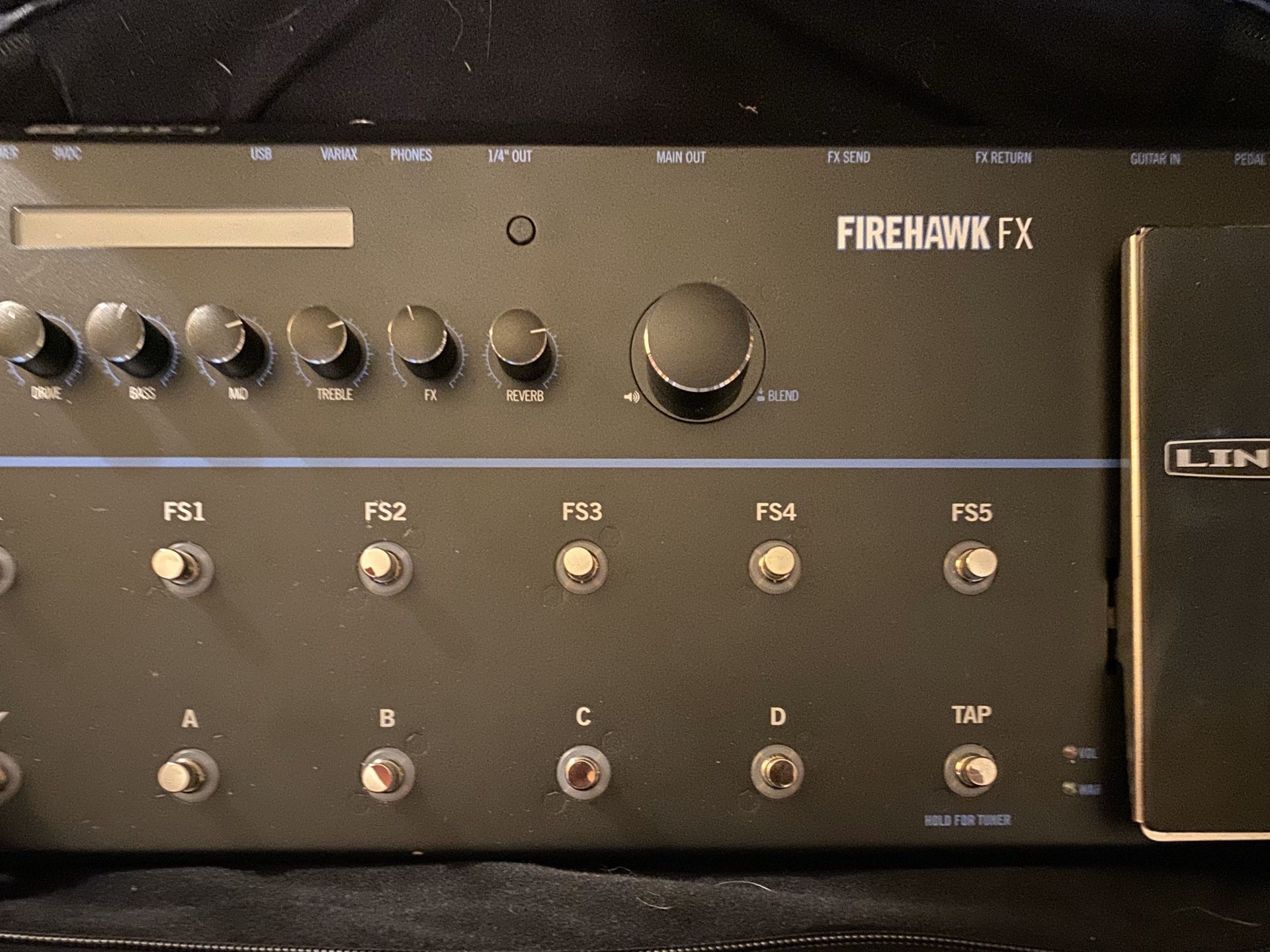 Line6 Firehawk pedalboard