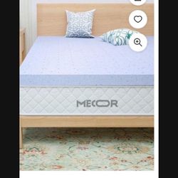 Queen Size 4’ Inch Gel Memory Foam Mattress Topper 