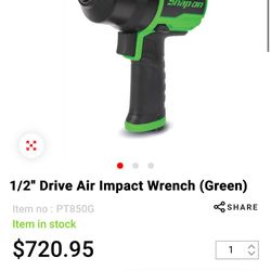 Snap On 1/2 Impact 